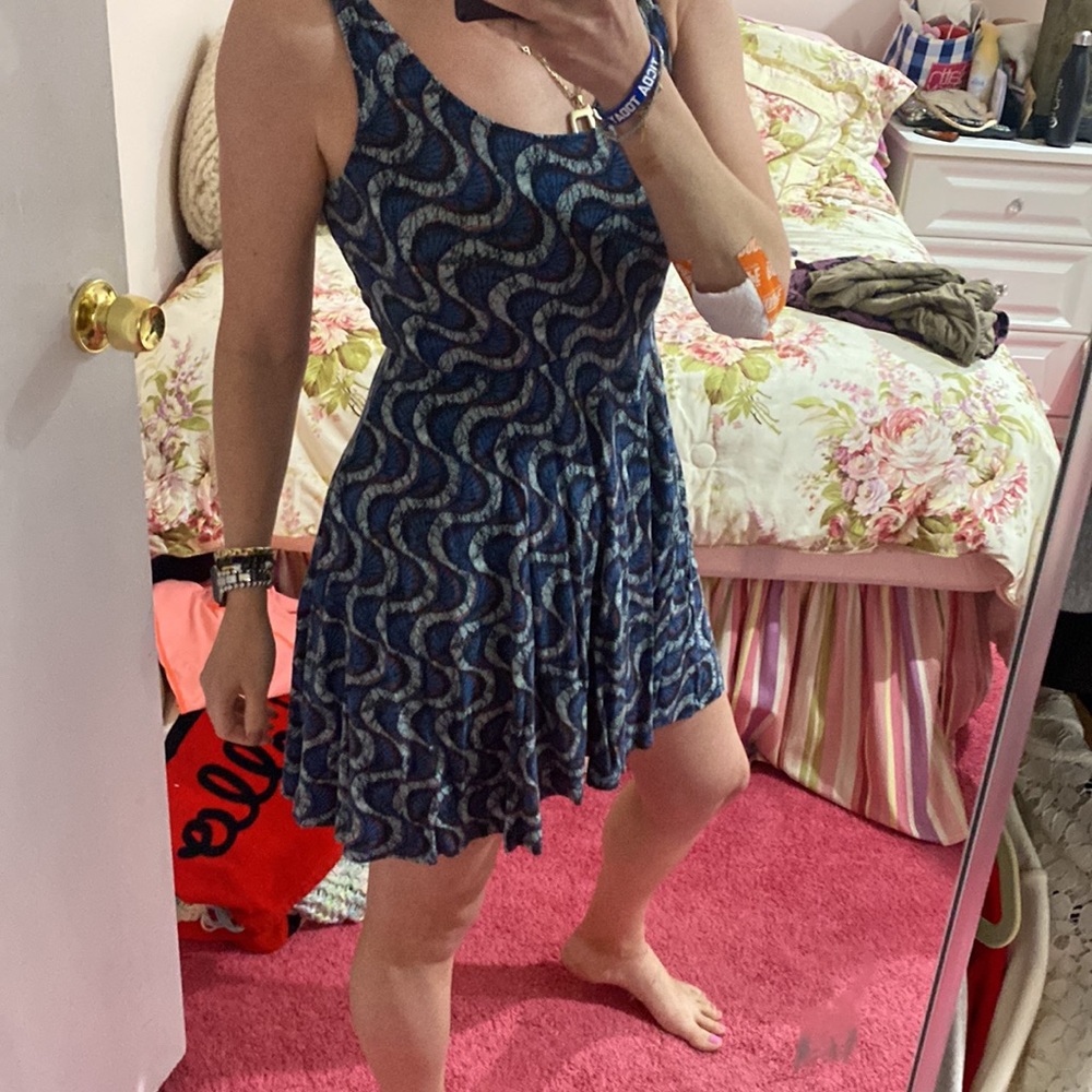 Blue dress